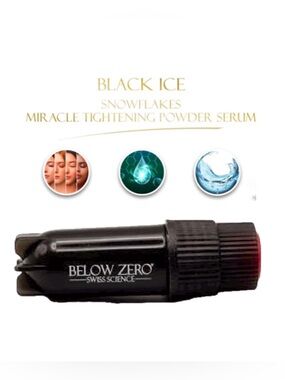 NWOB Below Zero Black Ice Snowflakes Miracle Tightening Powder Serum